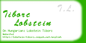 tiborc lobstein business card